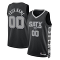 Kooe Custom SA.Spurs Black 2022-2023 Swingman Jerseys - Statement Edition