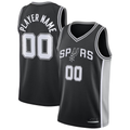 Kooe Custom SA.Spurs Black Swingman Jerseys - Icon Edition