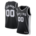 Kooe Custom SA.Spurs Black Swingman Jerseys - Icon Edition