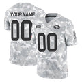 Kooe Custom SF.49ers Arctic Camo Limited Salute To Service Home Game Any Name & Numbers Stitched Jerseys
