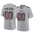 Kooe Custom SF.49ers Gray Atmosphere Fashion Home Game Any Name & Numbers Stitched Jerseys