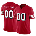 Kooe Custom SF.49ers Red Limited Alternate Vapor F.U.S.E. Home Game Any Name & Numbers Stitched Jerseys