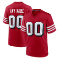 Kooe Custom SF.49ers Red Limited Alternate Vapor Home Game Any Name & Numbers Stitched Jerseys