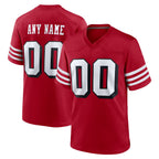 Kooe Custom SF.49ers Red Limited Alternate Vapor Home Game Any Name & Numbers Stitched Jerseys