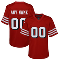 Kooe Custom SF.49ers Scarlet Alternate Game Stitched Jerseys