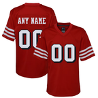 Kooe Custom SF.49ers Scarlet Alternate Game Stitched Jerseys