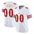 Kooe Custom SF.49ers White 2025 Rivalries Collection Game Limited Any Name & Numbers Stitched Jerseys