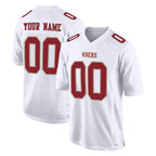 Kooe Custom SF.49ers White Fashion Home Game Any Name & Numbers Stitched Jerseys
