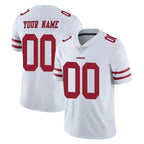 Kooe Custom SF.49ers White Limited Vapor Untouchable Home Game Any Name & Numbers Stitched Jerseys