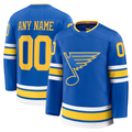 Kooe Custom St.L.Blues Blue Home Premium Jerseys