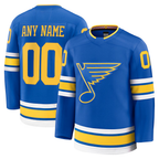 Kooe Custom St.L.Blues Blue Home Premium Jerseys