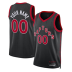 Kooe Custom T.Raptors Black 2022-23 Swingman Jerseys - Statement Edition