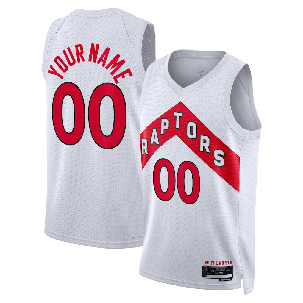 Kooe Custom T.Raptors White Swingman Jerseys - Association Edition