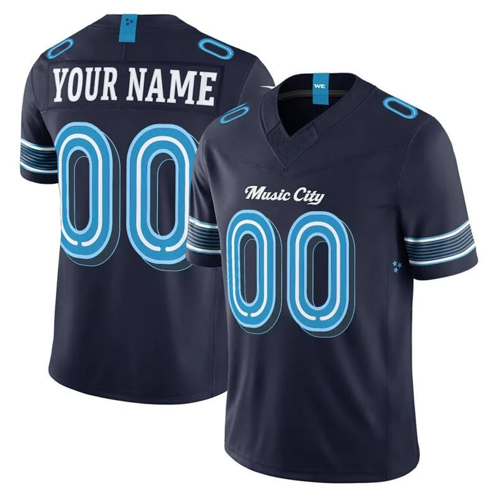 Kooe Custom T.Titans Navy 2026 Rivalries Collection Limited Home Game Any Name & Numbers Stitched Jerseys
