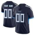 Kooe Custom T.Titans Navy Limited Vapor Untouchable Home Game Any Name & Numbers Stitched Jerseys