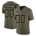 Kooe Custom T.Titans Olive Limited 2025 Salute to Service Home Game Any Name & Numbers Stitched Jerseys