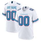 Kooe Custom T.Titans White Game Stitched Jerseys