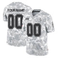 Kooe Custom TB.Buccaneers Arctic Camo Limited Salute To Service Home Game Any Name & Numbers Stitched Jerseys