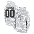 Kooe Custom TB.Buccaneers Arctic Camo Limited Salute to Service Pullover Hoodies Game Any Name & Numbers Stitched Jerseys