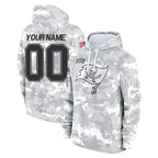 Kooe Custom TB.Buccaneers Arctic Camo Limited Salute to Service Pullover Hoodies Game Any Name & Numbers Stitched Jerseys
