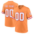 Kooe Custom TB.Buccaneers Orange Throwback Home Game Any Name & Numbers Stitched Jerseys