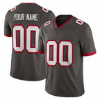 Kooe Custom TB.Buccaneers Pewter Limited Alternate Vapor Home Game Any Name & Numbers Stitched Jerseys
