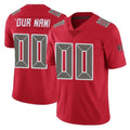 Kooe Custom TB.Buccaneers Red Limited Color Rush Home Game Any Name & Numbers Stitched Jerseys