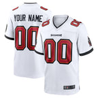 Kooe Custom TB.Buccaneers White Replica Game Stitched Jerseys