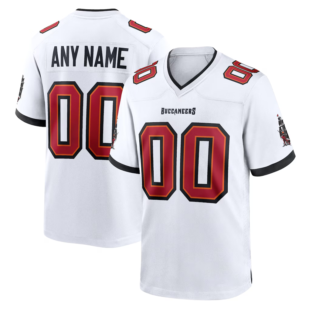 Kooe Custom TB.Buccaneers White Team Game Stitched Jerseys