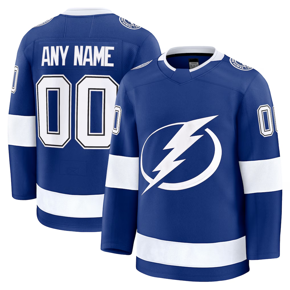 Kooe Custom TB.Lightning Blue Home Premium Jerseys