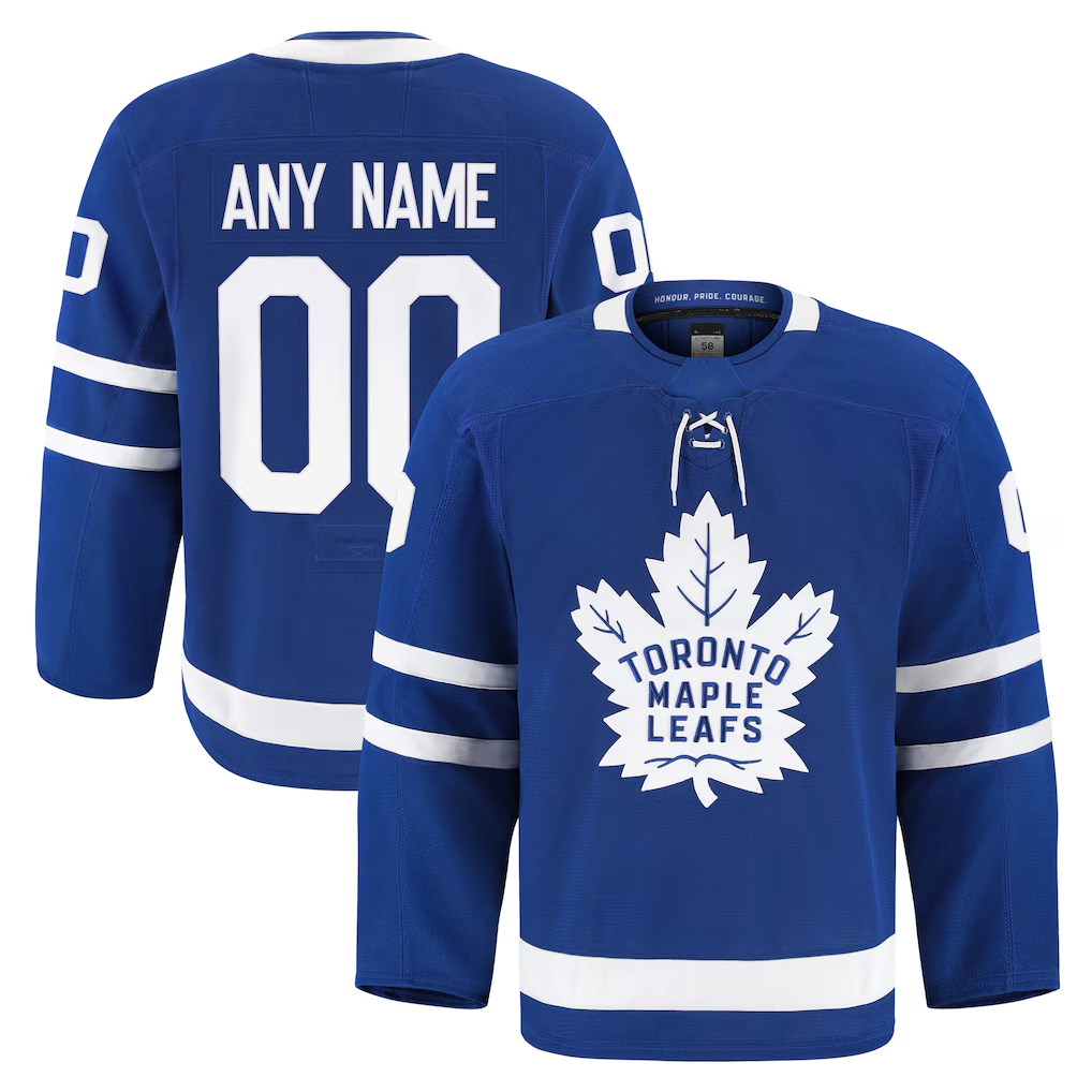 Kooe Custom T.Maple Leafs Blue Home Authentic Pro Jerseys
