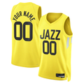 Kooe Custom U.Jazz Gold Swingman Jerseys - Icon Edition