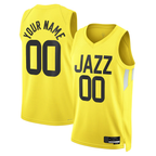 Kooe Custom U.Jazz Gold Swingman Jerseys - Icon Edition