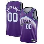 Kooe Custom U.Jazz Purple Swingman Jerseys - Icon Edition