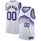 Kooe Custom U.Jazz White Swingman Jerseys - Association Edition