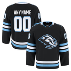 Kooe Custom U.Mammoth Black Home Authentic Pro Jerseys