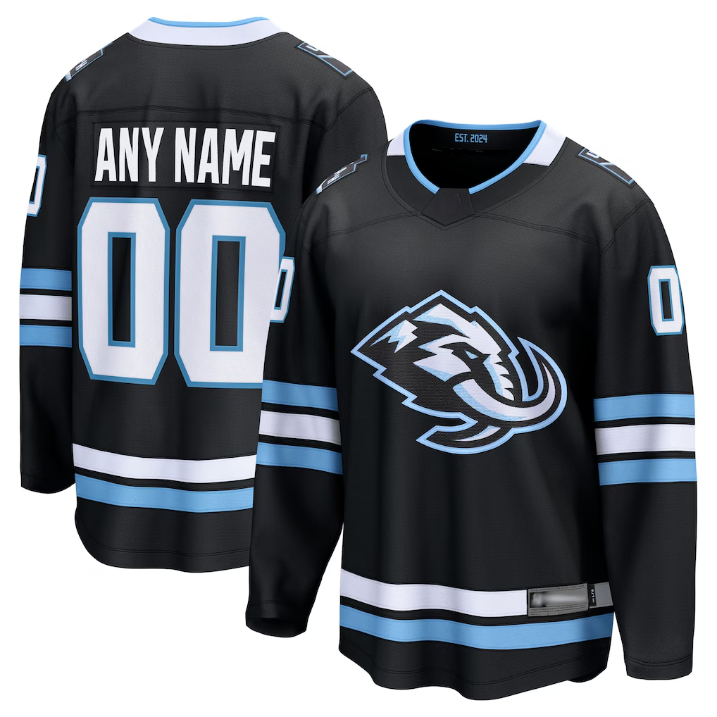 Kooe Custom U.Mammoth Black Home Breakaway Jerseys