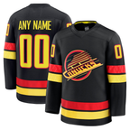 Kooe Custom V.Canucks Black Alternate Premium Jerseys