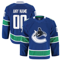 Kooe Custom V.Canucks Blue Home Authentic Pro Jerseys