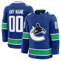 Kooe Custom V.Canucks Blue Home Premium Jerseys