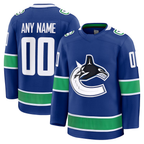 Kooe Custom V.Canucks Blue Home Premium Jerseys