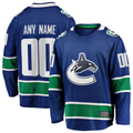 Kooe Custom V.Canucks Blue Home Team Breakaway Jerseys
