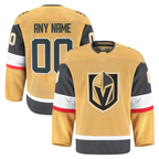 Kooe Custom V.Golden Knights Gold Home Authentic Pro Jerseys