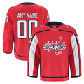 Kooe Custom W.Capitals Red Home Authentic Pro Jerseys