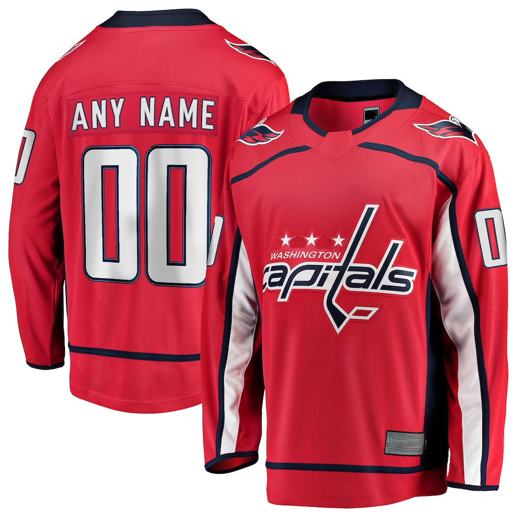 Kooe Custom W.Capitals Red Home Breakaway Jerseys