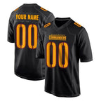 Kooe Custom W.Commanders Black Carbon Fashion Home Game Any Name & Numbers Stitched Jerseys