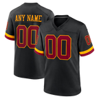 Kooe Custom W.Commanders Black Hail Raiser Alternate Game Stitched Jerseys