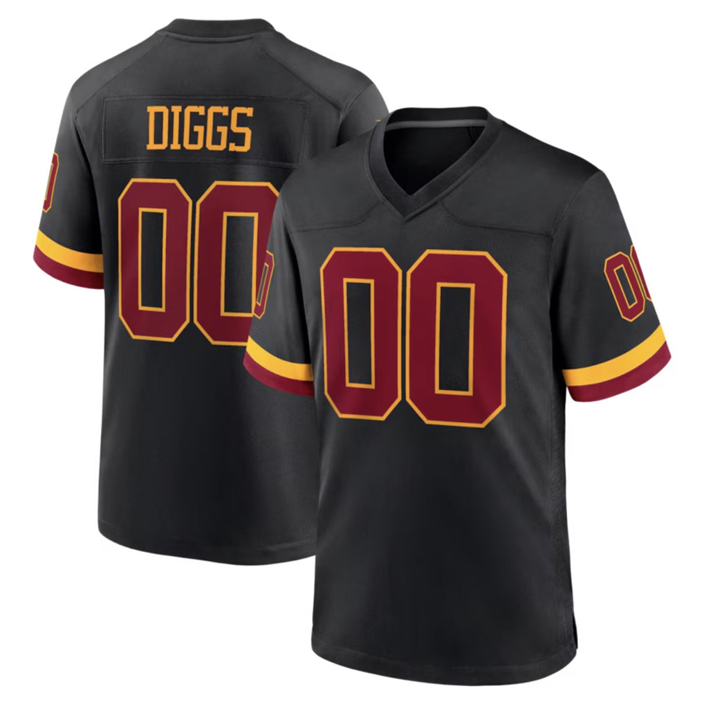 Kooe Custom W.Commanders Black Limited Home Game Any Name & Numbers Stitched Jerseys