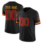 Kooe Custom W.Commanders Black Limited Vapor Home Game Any Name & Numbers Stitched Jerseys