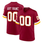Kooe Custom W.Commanders Burgundy Game Home Any Name & Numbers Stitched Jerseys